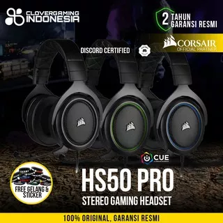 Corsair HS50 Pro Stereo Carbon Blue Green - Gaming Headset