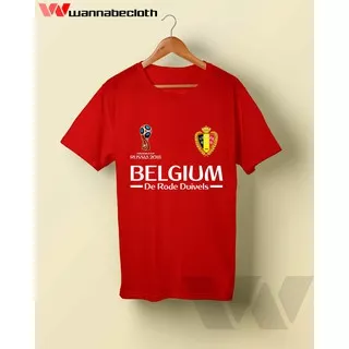 Kaos Baju T-shirt Special World Cup Piala Dunia 2018 Belgia Belgium Team