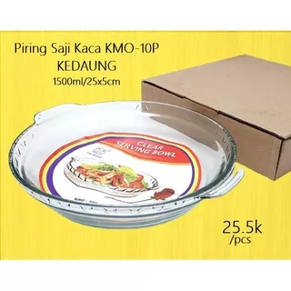 Piring Saji Kaca KMO-10P KEDAUNG Uk. 25cm