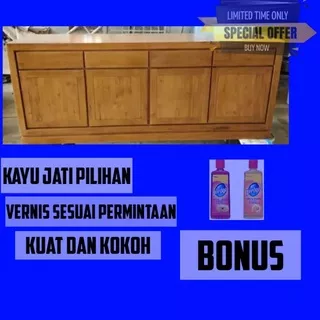 MEJA TV - BUFET TV - BUFFET TV - BUFET POLOS - BUFET KAYU JATI - BUFET MINIMALIS - FURNITURE JEPARA