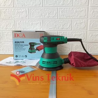 Mesin amplas bulat velcro ASA 125 DCA ASA125 Orbital sander 5inch