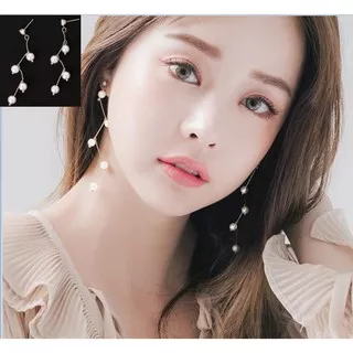 Anting B276 ZIGZAG Korea Fashion Women Diamond Earring Giwang Aksesoris Cewe