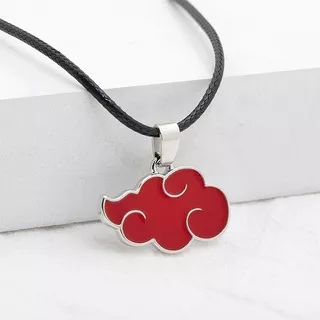 Kalung Dengan Liontin Desain Anime Jepang Konoha Ninja Village Akatsuki Itachi Untuk Pria Dan Wanita