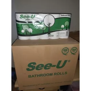 See U Bathroom Rolls Green Value/Tissue toilet/Kamr Mandi/Hotel/Restoran/Cafe/Murah/Promo