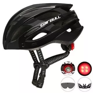 Helm sepeda Cairbull Spark dengan kacama magnet helm sepeda road bike cairbull cb 10