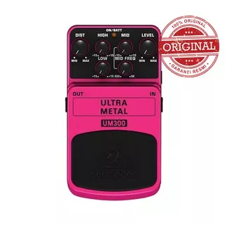 Behringer UM300 Ultra Metal Distortion Guitar Effects Pedal ORIGINAL Garansi Resmi