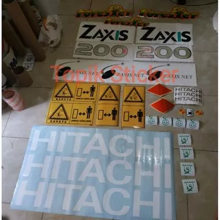 Sticker Excavator HITACHI Zaxis 200/5g Forester