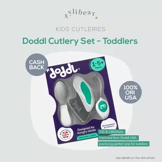 DODDL Cutlery Set - include Sendok Garpu dan Pisau - perlengkapan makan bayi anak baby kids spoon fork knife