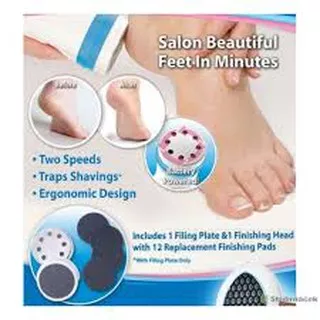 Pedi Spin Foot Scrub Tool As Seen On TV - Alat Penghalus Tumit Kaki Pedicure Untuk Tumit Kasar
