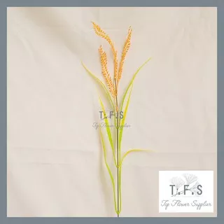 Artificial flower Long Wheat Gandum Bunga Palsu Plastik Satu Tangkai Tanaman Artificial