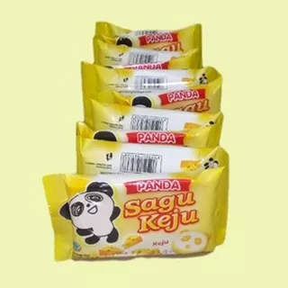 Happy Time Panda SAgu Keju Mini Biskuit [10 pcs/renceng]