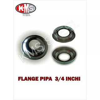 Flange Pipa/ring ukuran ¾ Inchi/ Aksesoris Stainless Steel