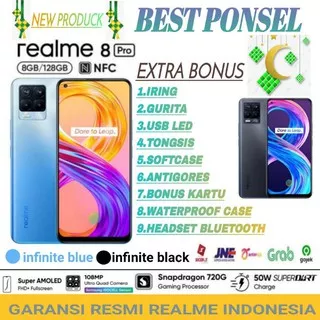 REALME 8PRO REALME 8 PRO RAM 8/128 GB GARANSI RESMI REALME INDONESIA