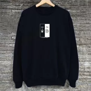 Sweater Crewneck Ice Cream Original Mix Distro Bandung Sweater Crewneck  Basic Warna Hitam Pria Wanita Distro Original Erfolg Clothing Switer Oblong Cowok Black White Brand Lokal Original Crowneck Pasangan Couple Gaya Authentic Kekinian 2022 Murah Berkual