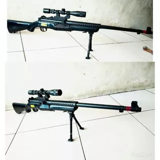Langsung Order M1941 Jhonson Sniper M801 Mainan Spring Kokang Rifle Toys WW1 Tembakan Murah