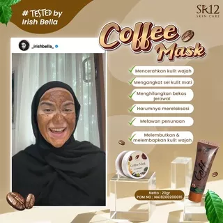 SR12 Coffee Mask Peeling - Masker Kopi - Penghilang Flek Hitam Bekas Jerawat dan Noda Wajah