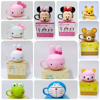 Mug Kepala Karakter Kepala Doraemon Keroppi Hello Kitty Gelas Lucu Cangkir Karakter Kartun