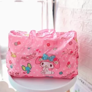 Tas/Bag Travel Lipat Hello Kitty Melody Twin Star Cinnamoroll Pompurin