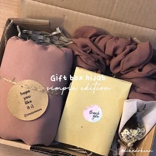 PAKET HIJAB GIFTBOX HIJAB Hampers jilbab Wanita HAMPERS HIJAB Paris Bella Square Pashmina Cerutty Pashmina Crinkle Pashmina Plisket | giftbox cewek DIKADOKEUN KADO ULANGTAHUN