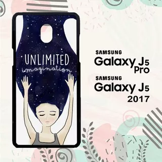 Casing Samsung J5 Pro | J5 2017 Custom Hardcase HP Unlimited Imagination Watercolor L0456