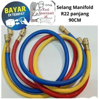 Selang manifold analizer R22 selang isi freon AC pasang AC