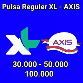 Pulsa Reguler XL - AXIS Murah 30.000 - 100.000