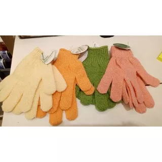 bath gloves the body shop isi 2 (harga per pasang)