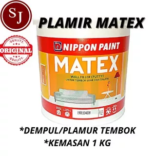 MATEX Dempul Plamir Plamur Pelamir Tembok Wall Filler Putty 1Kg 1 Kg / Plamir Tembok / Plamur Tembok