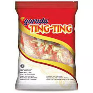 GARUDA TING TING PERMEN KACANG 125 GRAM CANDY JAJANAN CEMILAN JADUL ENAK SNACK MANIS