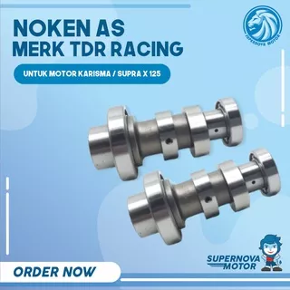 RACING CHAMSHAFT NOKEN AS CHAM SHAFT KARISMA SURA X 125 TDR RACING