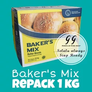 Baker`s Mix Anchor 1 Kg Bakers Mix Baker Mix Butter Blend Campuran Mentega Margarine