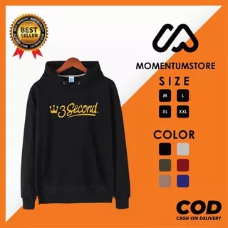 HOODIE DISTRO 3SECOND CROWN TERLARIS / HOODIE PRIA / SWEATER 3SECOND / HOODIE MURAH / HOODIE KEREN