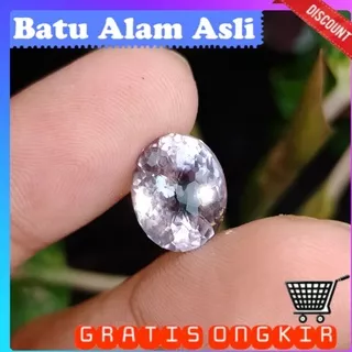 batu kristal putih ungu natural alam bkn safir yakut ruby kalimaya wulung katilayu bacan opal giok