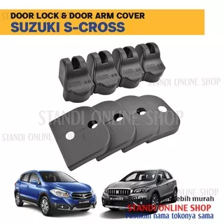 Door Lock dan Door Arm Cover Komplit Untuk Mobil Suzuki Scross S-Cross