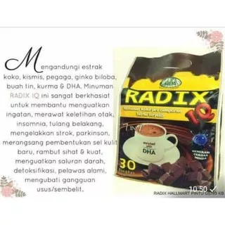 KOPI RADIX IQ HPA 30 SACHET