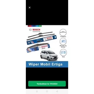 Bosch wiper kaca mobil Suzuki Ertiga frameles clear 21&14+h307
