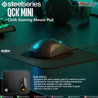 Mousepad Steelseries QCK Mini Small - Steelseries Mousepad QcK Mini Small