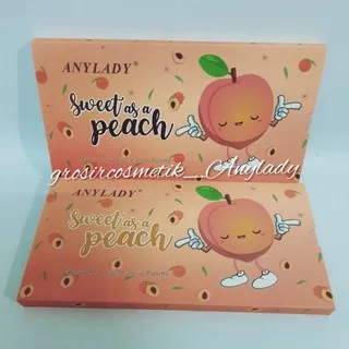 [ECER] EYESHADOW ANYLADY SWEET PEACH PALLETTE FREE CERMIN 515 / EYE SHADOW PEACH ANYLADY