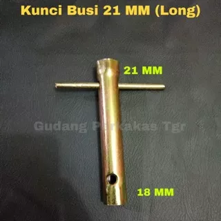 Kunci Busi 21MM  Panjang / Kunci Busi Mobil Genset Motor