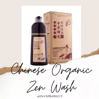 Shampoo Pewarna Rambut Herbal Natural - Semir Rambut Uban Instant Zhong Hua Shen Xi 100% Original