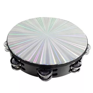 Tambourine Tamborin Hologram 8 Inc Double Ring