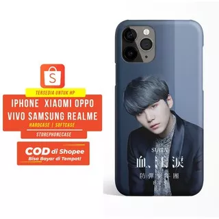 CASING HARDCASE SOFTCASE iPHONE SAMSUNG XIAOMI VIVO OPPO REALME BTS Suga Blood Sweat And Tears Japan