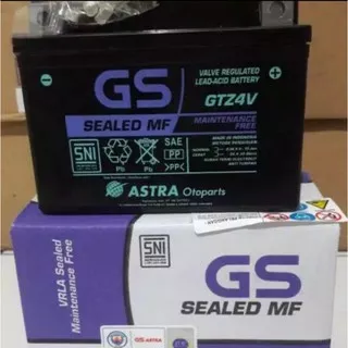 BATTERY AKI GS ASTRA GS MF GTZ4V KERING Mio M3 Fino Vixion Beat Scoopy Revo Blade