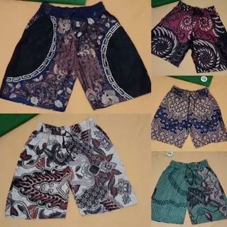 Celana Pendek Batik Pria Wanita