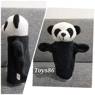 Boneka Tangan  karakter hewan panda