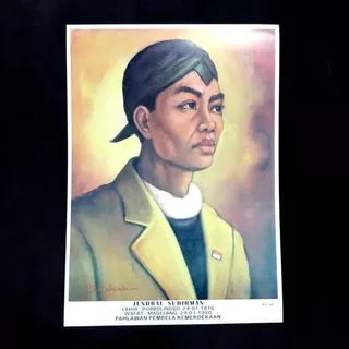 Poster Pahlawan Nasional Jendral Sudirman