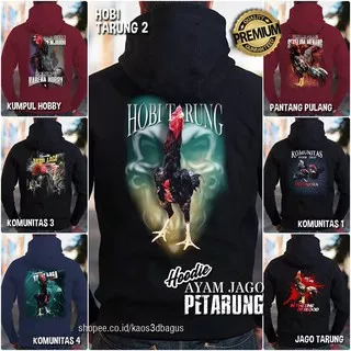 HOODIE AYAM JAGO PETARUNG Jaket Ayam Bangkok Aduan KEREN Premium Seragam Komunitas AYAM LAGA