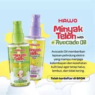 Hawo Minyak Telon with Avocado Oil-Hawo Minyak Telon with Avocado Oil Plus Lavender