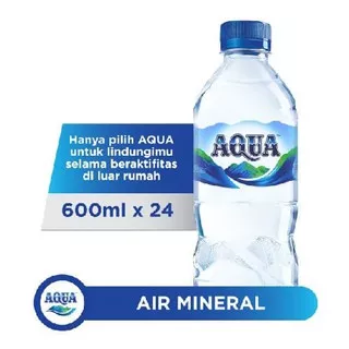 AQUA Air Mineral Botol 600 mL Karton