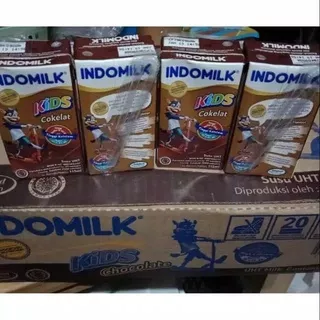 Indomilk Kids Coklat 115 ml 1Dus Isi 40pcs / Susu UHT Indomilk 1dus
